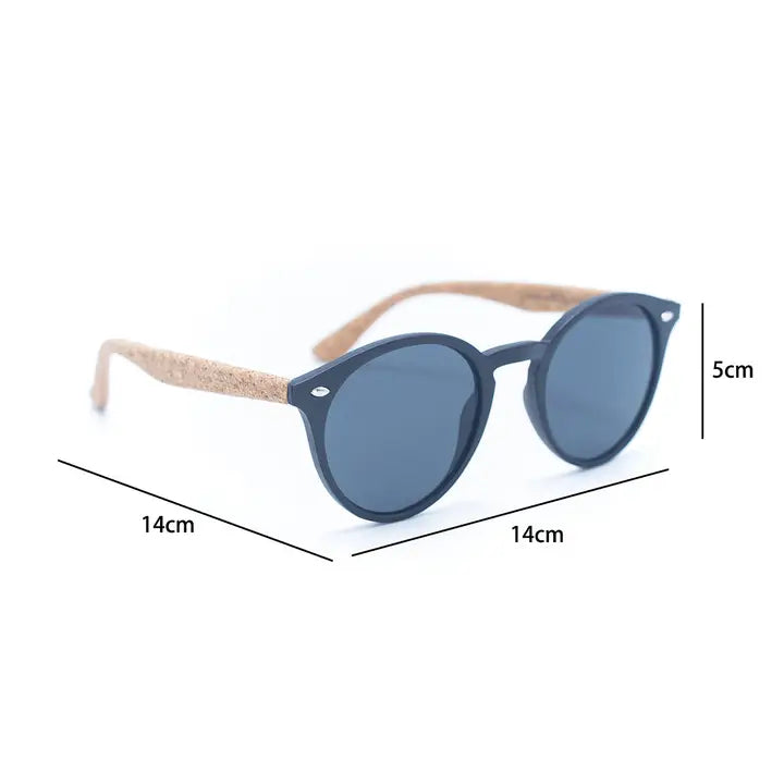 Cork Sunglasses with Uv Protection Lenses (Including Case)