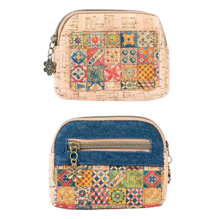 Cute Printed Cork Coin Purse For Women