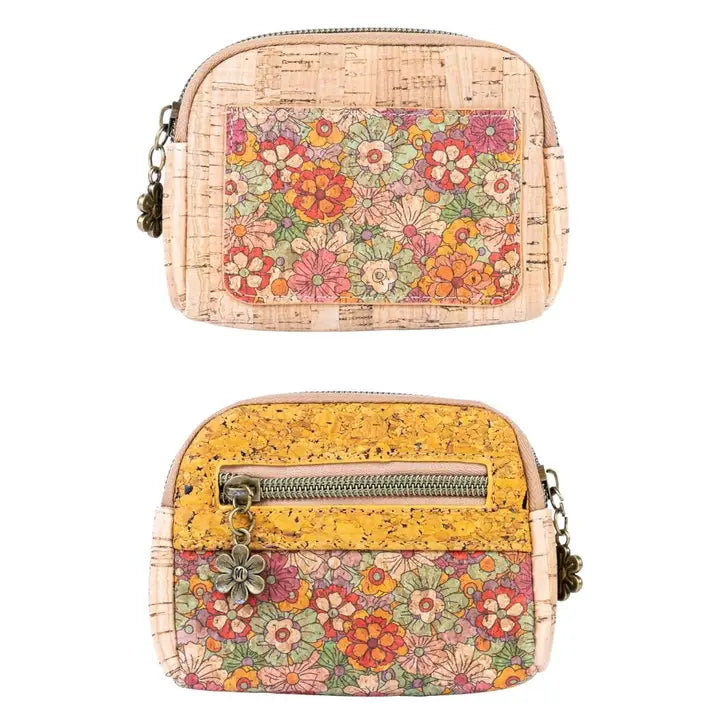 Cute Printed Cork Coin Purse For Women