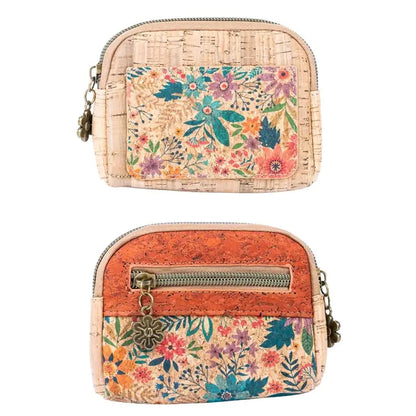 Cute Printed Cork Coin Purse For Women