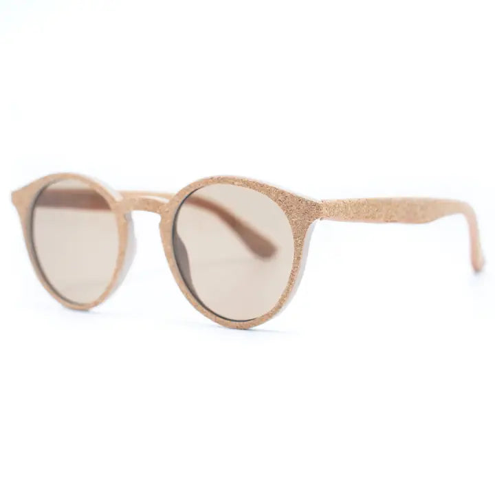 Cork Uv Protection Eyewear Sunglasses (Including Case)