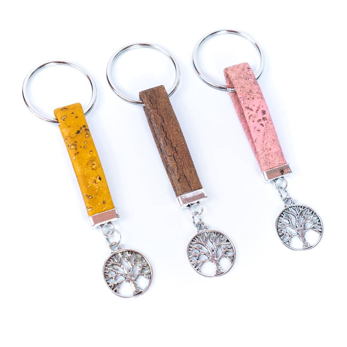 Cork handmade  keyring