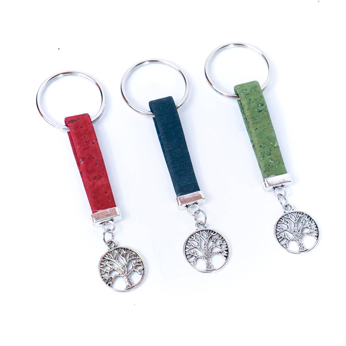 Cork handmade  keyring