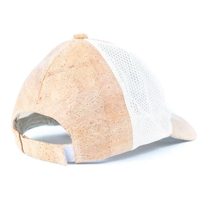 Cork Baseball Cap with Breathable Mesh