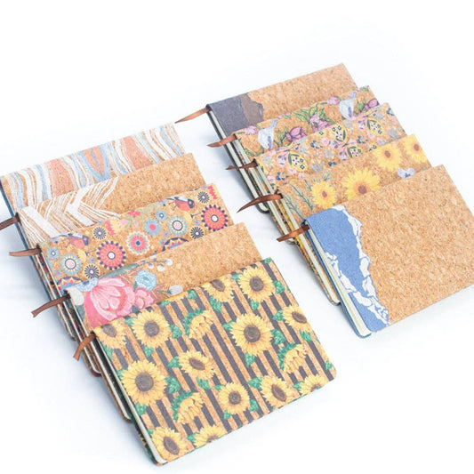 Natural Cork Printed Notebook