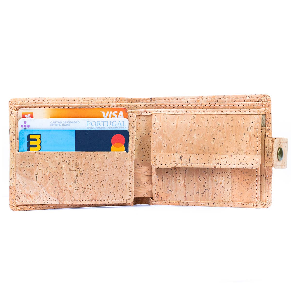 Natural Cork Bifold Wallet