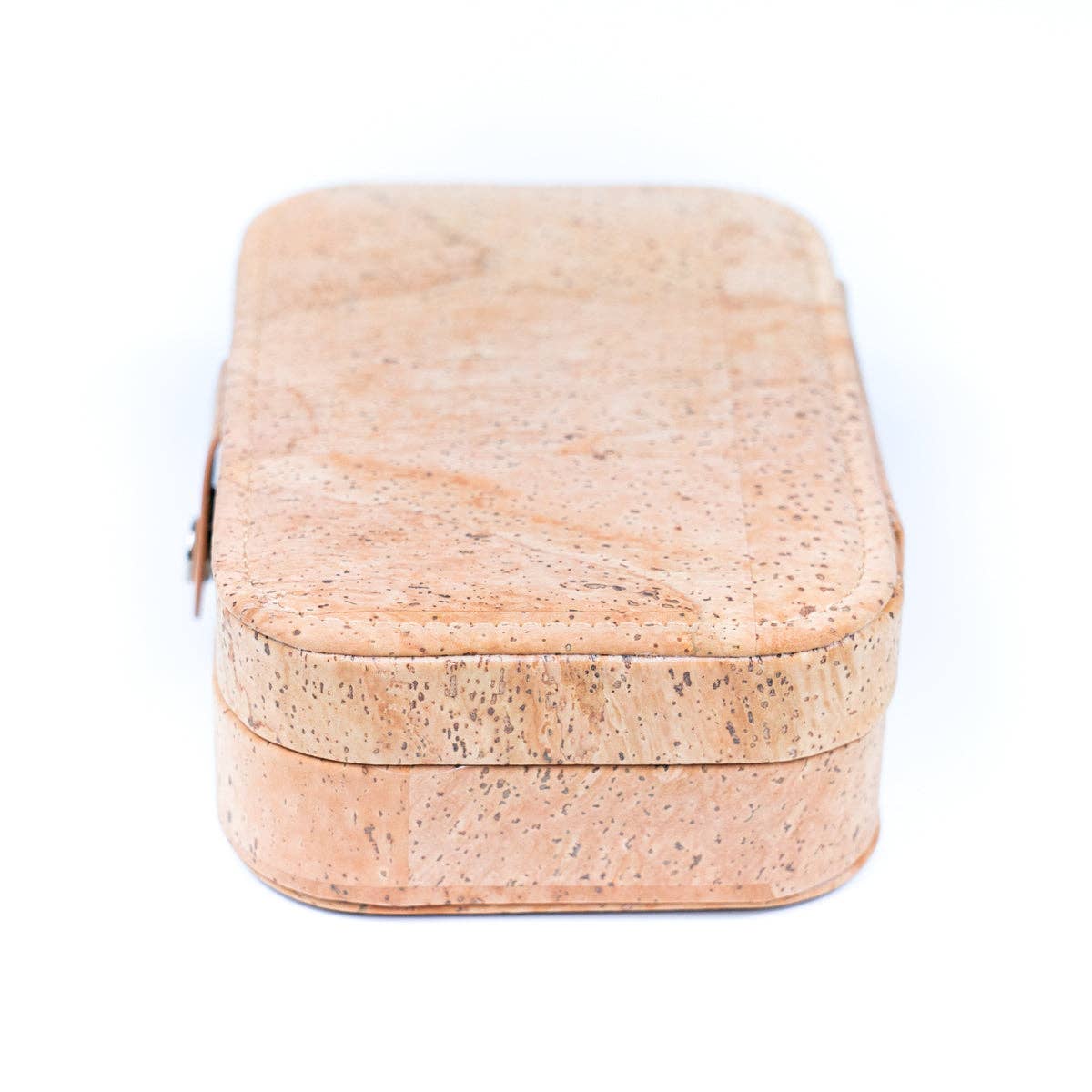 Natural/Golden/Patterned Cork Jewelry Storage Rectangular Bo