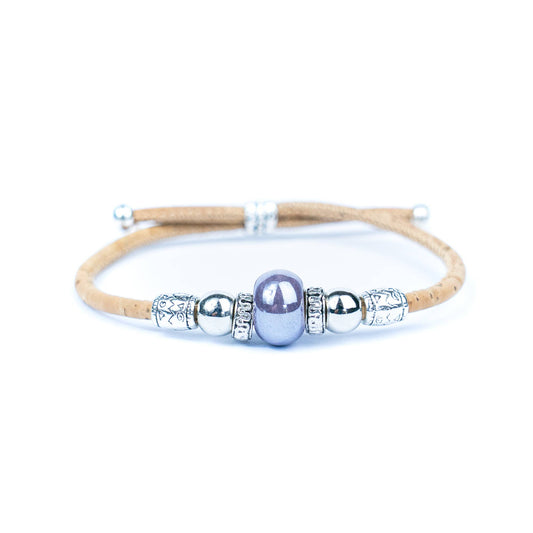 Colourful Cork Bead Bracelet