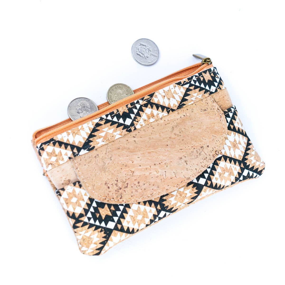 Women's Cork Coin Purse - Eco-Friendly and Stylish