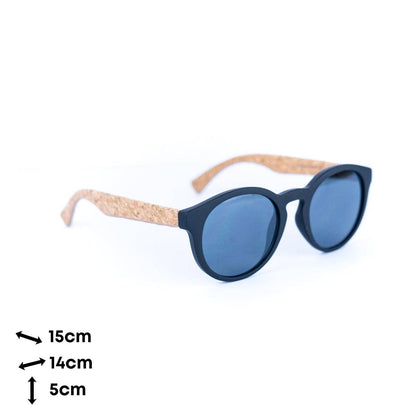 Women's Cork Sunglasses with UV Protection Lenses(Including case)