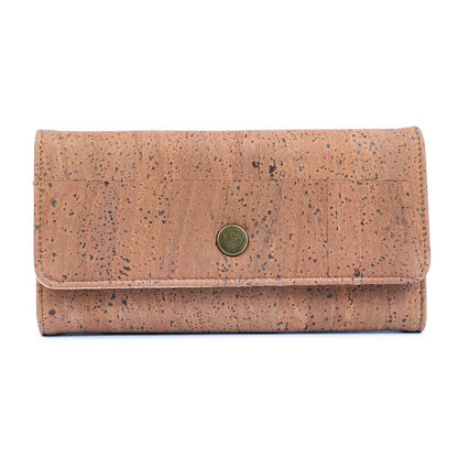 Elegant Cork Women's Foldable Wallet