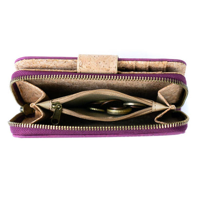 Stylish and Functional Medium-Sized Women's Cork Wallet