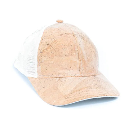 Cork Baseball Cap with Breathable Mesh