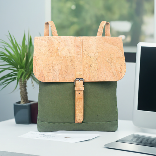 Ladies' Cork and Canvas Fusion Laptop Commuter Backpack