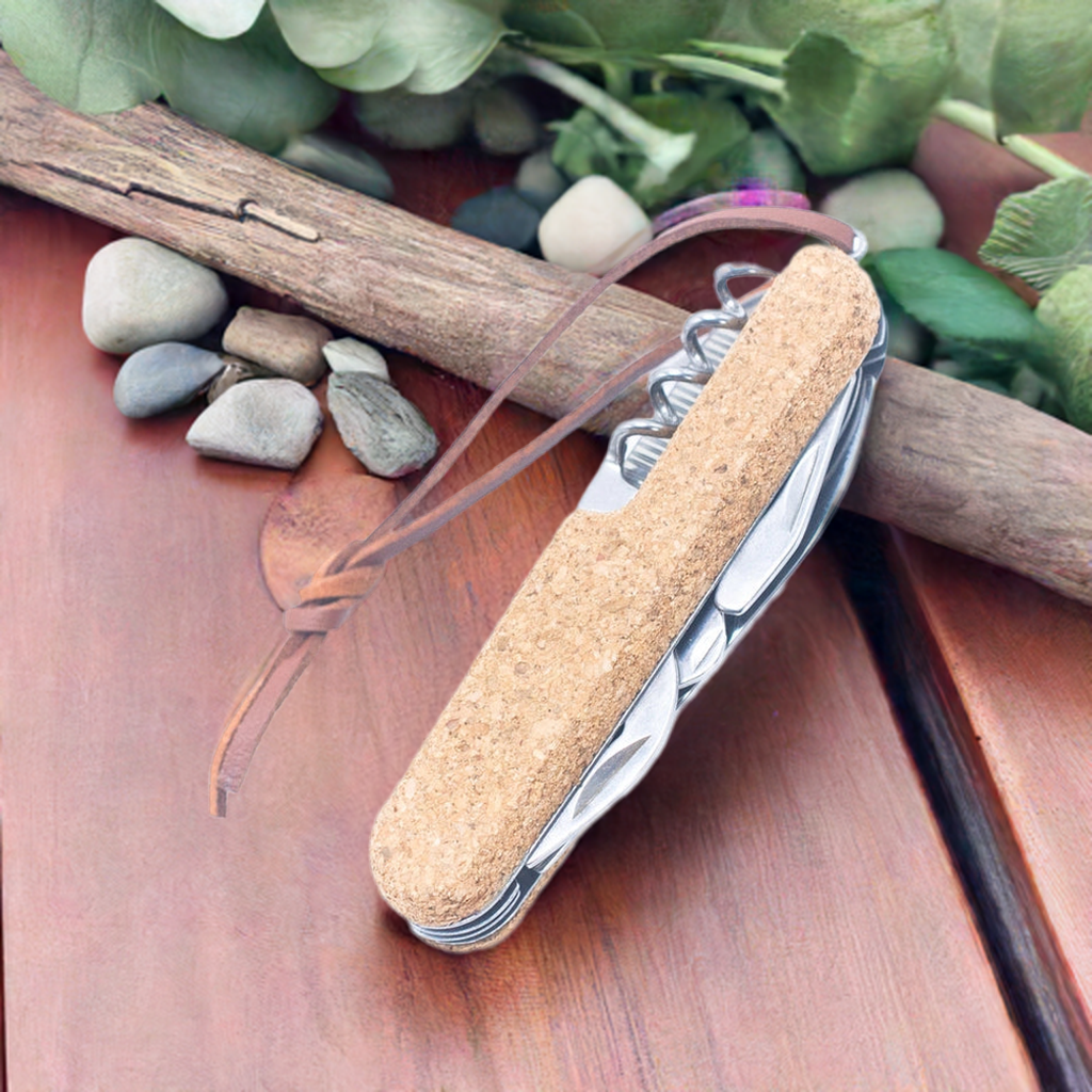 Multifunctional Pocket Tools with Cork Handle