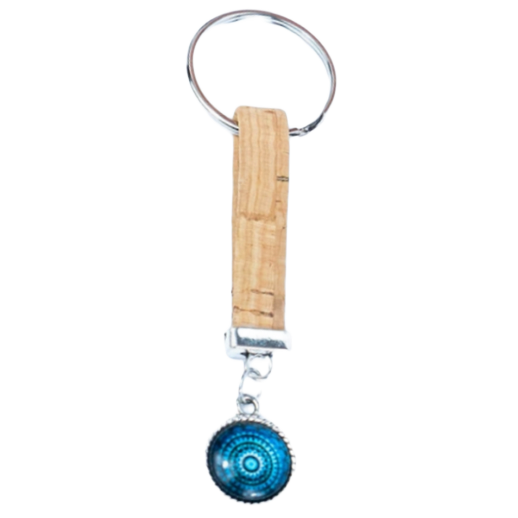 Cork Keyring Collection Front View