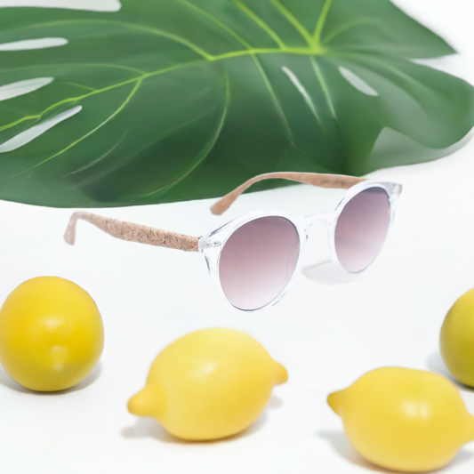 Cork Sunglasses with Uv Protection Lenses (Including Case)