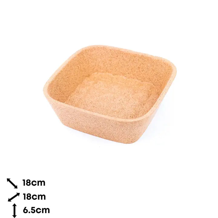 Cork Snack Square Bowl